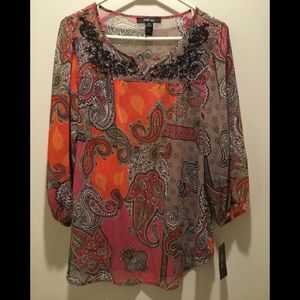 Style & Company Petite Fall Blouse